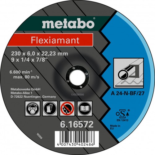 Metabo Flexiamant Řezný kotouč 125 x 6,0 x 22,23 ocel, SF 27 616730000 Metabo Flexiamant Řezný kotouč 125 x 6,0 x 22,23 ocel, SF 27 616730000