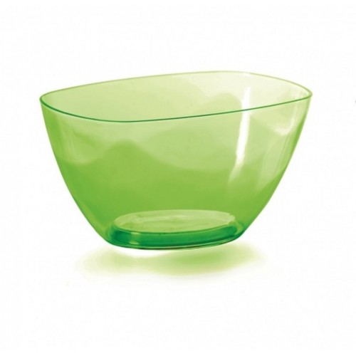 PROSPERPLAST COUBI Mísa 19,8 cm, zelená transparentní DUMS200P