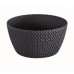 PROSPERPLAST SPLOFY LOW Mísa 23,6 cm, antracit DSPM240