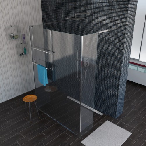 POLYSAN MODULAR SHOWER rozměry mm: A882 B=C+D C380 D<500 H2000 POLYSAN MODULAR SHOWER rozměry mm: A882 B=C+D C380 D<500 H2000