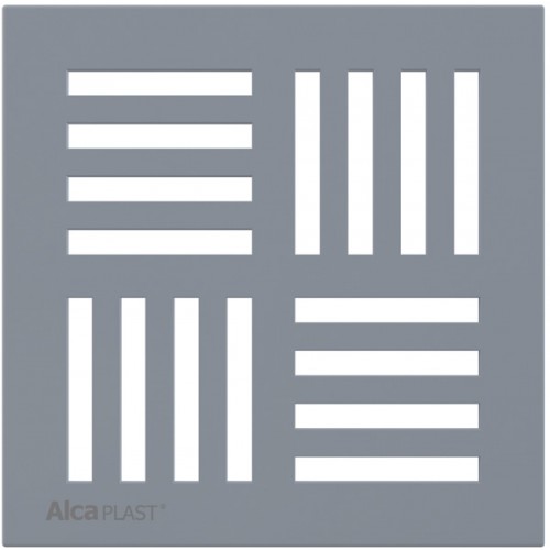 ALCAPLAST Mřížka 143 × 143 šedá MPV007 ALCAPLAST Mřížka 143 × 143 šedá MPV007