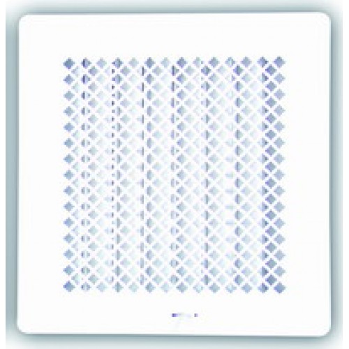 Ventilační mřížka 160x170 s žaluzií, bílá Ventilační mřížka 160x170 s žaluzií, bílá