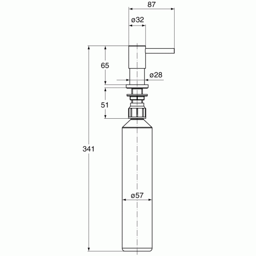 IDEAL Standard TONIC GUEST dávkovač tekutého mýdla chrom N1072AA IDEAL Standard TONIC GUEST dávkovač tekutého mýdla chrom N1072AA