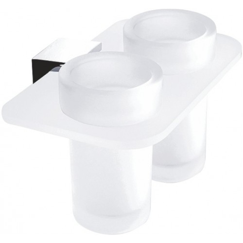 NIMCO KIBO držák sklenky dvojitý, chrom Ki X3-58DW-26 NIMCO KIBO držák sklenky dvojitý, chrom Ki X3-58DW-26
