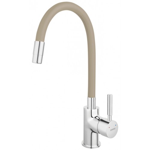 NOVASERVIS Dřezová baterie s elastickým ramenem, béžová/chrom 70710,0BE NOVASERVIS Dřezová baterie s elastickým ramenem, béžová/chrom 70710,0BE