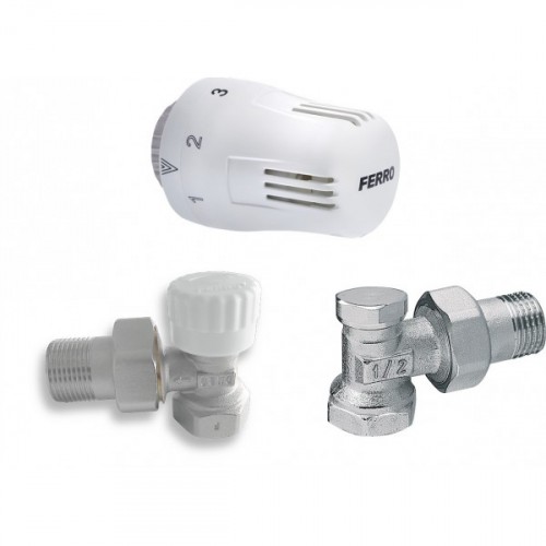 NOVASERVIS sada na radiátory s termostatem rohová 1/2" ZTM02 NOVASERVIS sada na radiátory s termostatem rohová 1/2" ZTM02
