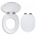 NOVASERVIS SOFT MDF WC sedátko, bílá, pomalu padající