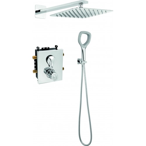 NOVASERVIS METALIA 57 ECO+ Sprchová sada podomítková termostatická chrom SADAECO52RT NOVASERVIS METALIA 57 ECO+ Sprchová sada podomítková termostatická chrom SADAECO52RT