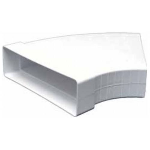 Vzduchotechnika oblouk horizontální 15 - 60 st. s dělícími segmenty 204 x 60 mm KKW 20/6 Vzduchotechnika oblouk horizontální 15 - 60 st. s dělícími segmenty 204 x 60 mm KKW 20/6