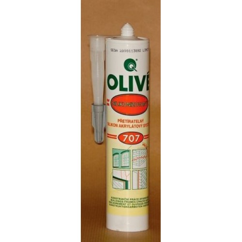 OLIVÉ 707 akrylový tmel světlý dub 310 ml OLIVÉ 707 akrylový tmel světlý dub 310 ml