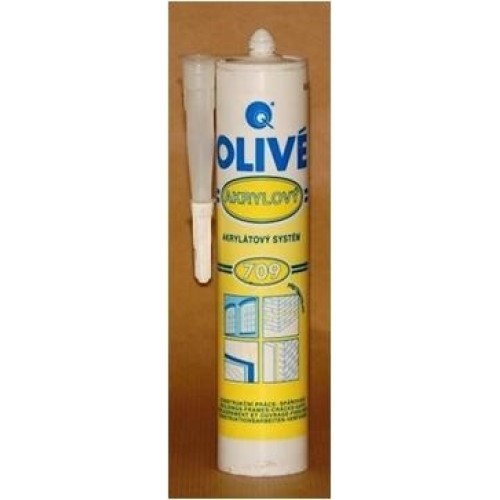 OLIVÉ 709 akrylový tmel bílá 310ml OLIVÉ 709 akrylový tmel bílá 310ml