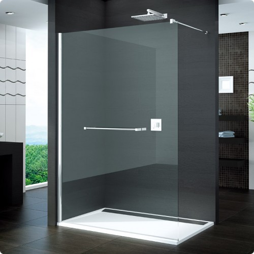 RONAL PDT4P Pur samostatná stěna s profilem, 120 cm, chrom/Cristal perly PDT4P1201044 RONAL PDT4P Pur samostatná stěna s profilem, 120 cm, chrom/Cristal perly PDT4P1201044