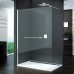 RONAL PDT4P Pur samostatná stěna s profilem, 120 cm, chrom/Cristal perly PDT4P1201044
