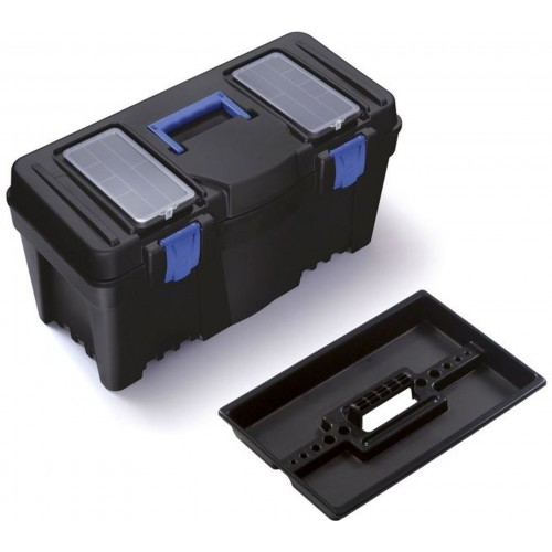 Prosperplast CALIBER Plastový kufr na nářadí modrý, 550 x 267 x 270 mm N22S Prosperplast CALIBER Plastový kufr na nářadí modrý, 550 x 267 x 270 mm N22S