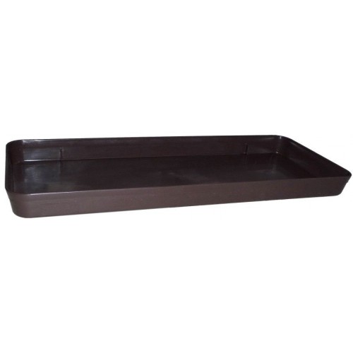 PLASTY-KO Miska pod truhlík 40 cm hnědá