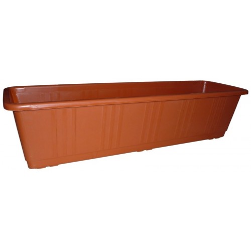 PLASTY-KO Truhlík s dezénem terracota 40 cm PLASTY-KO Truhlík s dezénem terracota 40 cm