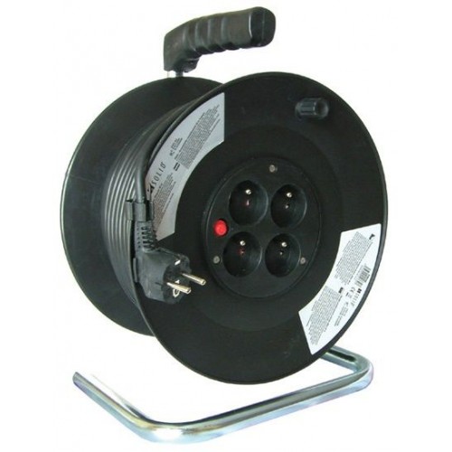 Prodlužovací kabel 3x1,5mm2 buben 50m, 4x zásuvka PB02 Prodlužovací kabel 3x1,5mm2 buben 50m, 4x zásuvka PB02