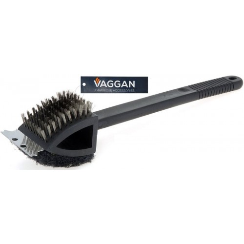 ProGarden Kartáč čistící na gril 3 v 1 KO-C80204010