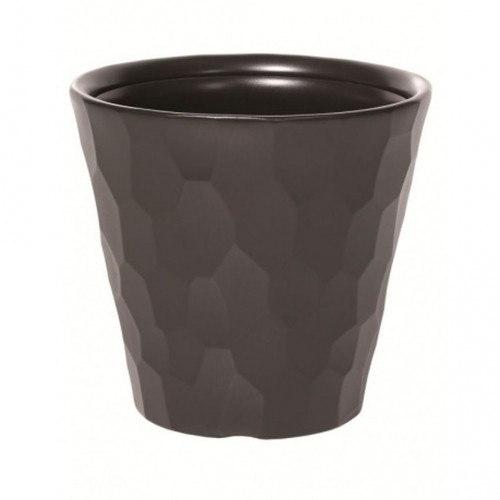 Prosperplast ROCKA Květináč 29,3x27,7cm umbra DBROC300