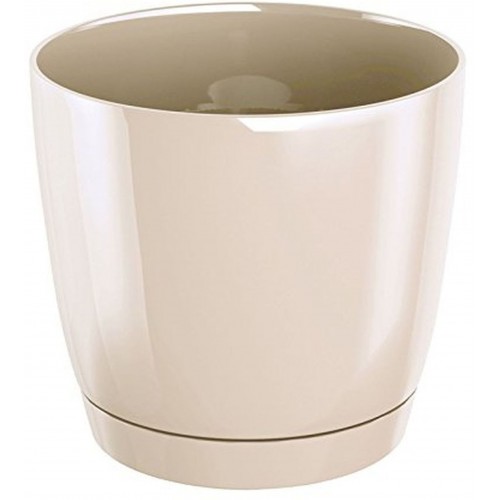 Prosperplast COUBI ROUND P Květináč s miskou 15,5 cm, 2l, krémová DUOP155 Prosperplast COUBI ROUND P Květináč s miskou 15,5 cm, 2l, krémová DUOP155