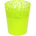 PROSPERPLAST CITY Květináč s krajkou 11,3 cm, limetka DCIT115