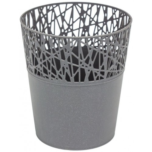PROSPERPLAST CITY Květináč s krajkou 18,0 cm, šedý kámen DCIT180 PROSPERPLAST CITY Květináč s krajkou 18,0 cm, šedý kámen DCIT180