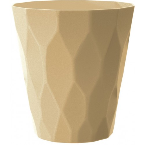 PROSPERPLAST ROCKA Květináč 14 cm, káva s mlékem DROC140 PROSPERPLAST ROCKA Květináč 14 cm, káva s mlékem DROC140