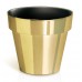 Květináč CUBE CHROME GOLD 14 cm, 1,2l, zlatá DGC140G