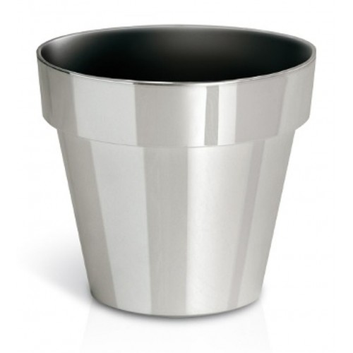 Květináč CUBE CHROME SILVER 17 cm, 2,2l, stříbrná DGC170S Květináč CUBE CHROME SILVER 17 cm, 2,2l, stříbrná DGC170S