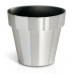 Květináč CUBE CHROME SILVER 17 cm, 2,2l, stříbrná DGC170S