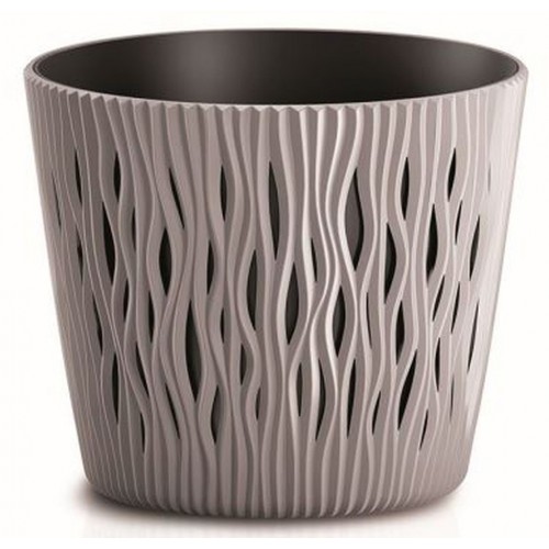 Prosperplast SANDY ROUND Květináč 15,8 cm, mocca DSR160 Prosperplast SANDY ROUND Květináč 15,8 cm, mocca DSR160