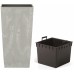 Prosperplast URBI SQUARE BETON Květináč 26,5 cm, šedá DURS265E