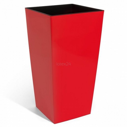 Květináč URBI SQUARE 14 cm, 2/4l, korálová DURS140 Květináč URBI SQUARE 14 cm, 2/4l, korálová DURS140