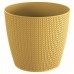 Prosperplast WHEATY Květináč 21,8 cm, hořčice DWH220