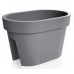 Květináč balkonový LOFLY RAILING 12,3l 39.6 x 26,6 x 25 cm, šedá DLOFR400