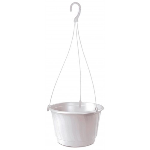 Květináč závěsný PRO 24 cm, 5l, bílá DWP24 Květináč závěsný PRO 24 cm, 5l, bílá DWP24