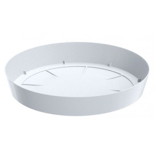 PROSPERPLAST LOFLY miska pod květináč 23x3,7cm, bílá PPLF230 PROSPERPLAST LOFLY miska pod květináč 23x3,7cm, bílá PPLF230