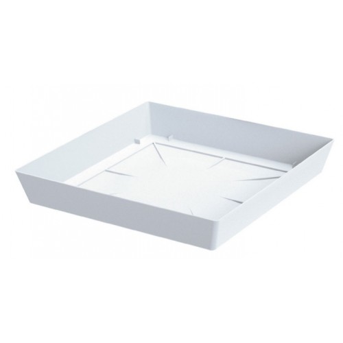 PROSPERPLAST LOFLY miska pod květináč 20x20x3,2cm, bílá PPLFQ200 PROSPERPLAST LOFLY miska pod květináč 20x20x3,2cm, bílá PPLFQ200