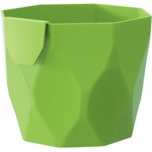 PROSPERPLAST ROCKA Květináč 12,6 cm, limetka DROC125 PROSPERPLAST ROCKA Květináč 12,6 cm, limetka DROC125