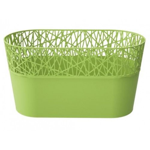 PROSPERPLAST CITY Truhlík s krajkou 28,5 cm, limetka DCIT285 PROSPERPLAST CITY Truhlík s krajkou 28,5 cm, limetka DCIT285