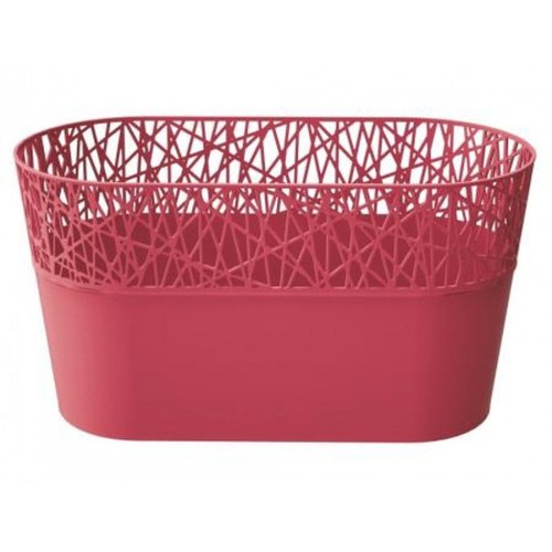 PROSPERPLAST CITY Truhlík s krajkou 28,5 cm, malina DCIT285 PROSPERPLAST CITY Truhlík s krajkou 28,5 cm, malina DCIT285