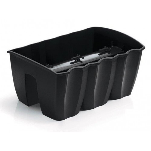 Prosperplast CROWN Truhlík balkonový 39 x 28 x 20cm, 12l, antracit DCRO400 Prosperplast CROWN Truhlík balkonový 39 x 28 x 20cm, 12l, antracit DCRO400