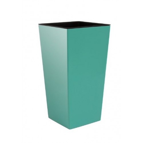 Květináč URBI SQUARE 14 cm, 2/4l, tyrkys DURS140