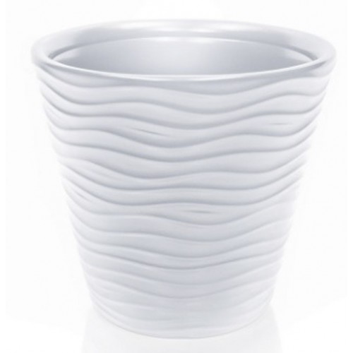 Prosperplast WAVE květináč 47,8x44,2cm bílý DBWA490 Prosperplast WAVE květináč 47,8x44,2cm bílý DBWA490