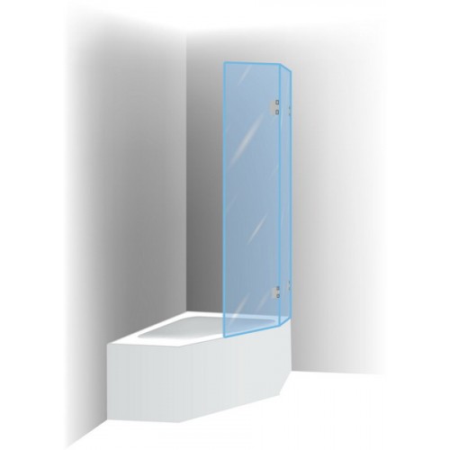 SCANDIC Vanová zástěna S 500, 76x150x35,5 cm SCANDIC Vanová zástěna S 500, 76x150x35,5 cm