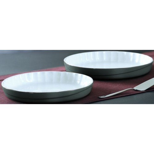 PYREX Zapékací forma kulatá GREY 27 x 27 cm PYREX Zapékací forma kulatá GREY 27 x 27 cm