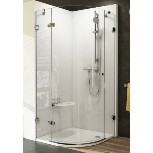 RAVAK Brilliant BSKK3-100 L čtvrtkruhový sprchový kout, chrom+transparent 3ULAAA00Y1 RAVAK Brilliant BSKK3-100 L čtvrtkruhový sprchový kout, chrom+transparent 3ULAAA00Y1