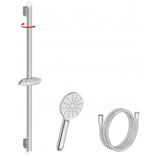 RAVAK 920.00 Sprchový set Ruční sprcha Flat Mlha, tyč 90 cm,150 cm X07S001 RAVAK 920.00 Sprchový set Ruční sprcha Flat Mlha, tyč 90 cm,150 cm X07S001