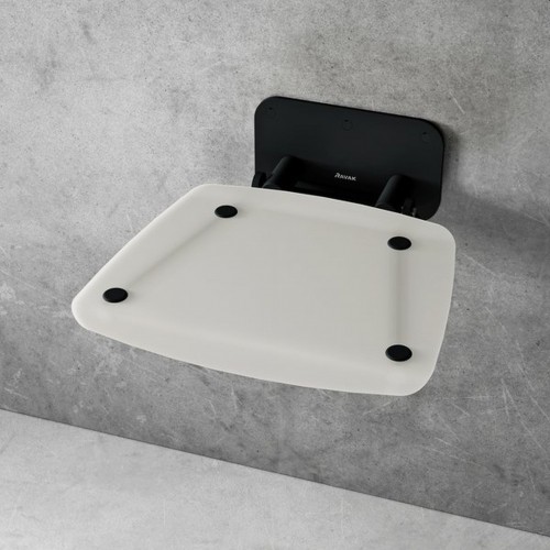 RAVAK OVO-B II-CLEAR/BLACK Sedátko B8F0000059 RAVAK OVO-B II-CLEAR/BLACK Sedátko B8F0000059