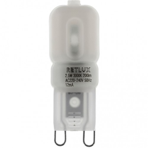 RETLUX RLL 293 G9 LED žárovka 2,5 W WW RETLUX RLL 293 G9 LED žárovka 2,5 W WW